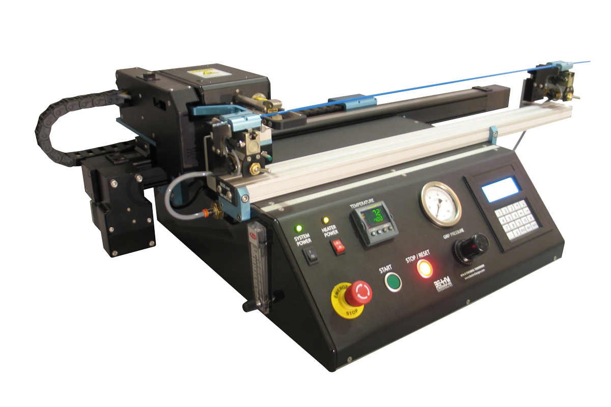 Horizontal Laminator Shrinking Lamination Systems For Catheter Tubing